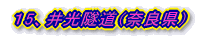 15、井光隧道(奈良県)